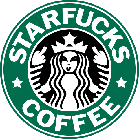 パロディー商品 Starfucks Coffee デザインtシャツ通販 Tシャツトリニティ