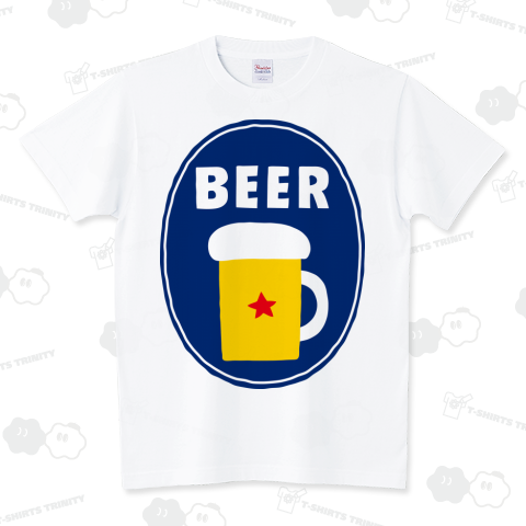 BEER スタンダードTシャツ(5.6オンス)