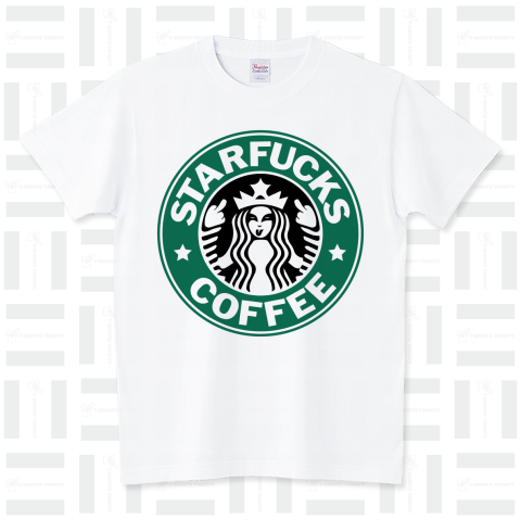 スターファックコーヒー（Tシャツ）|デザインTシャツ通販【Tシャツ