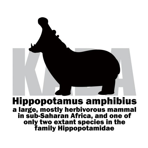 動物tシャツ カバ Kaba 2 おもしろ ユーモア デザインtシャツ通販 Tシャツトリニティ