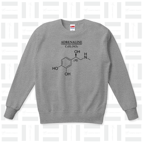 アドレナリン(ノルアドレナリン・ドーパミンの仲間:神経伝達物質):化学構造・分子式シリーズ