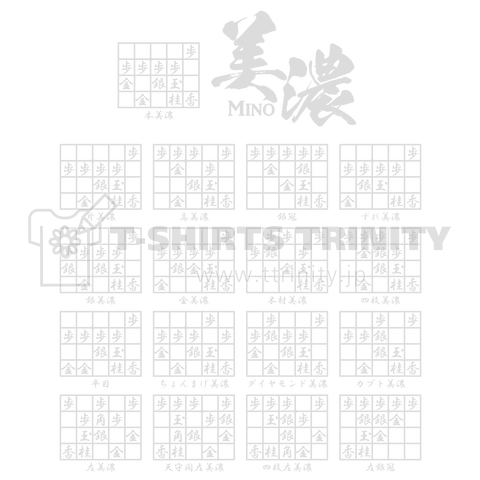 将棋:美濃囲いの種類(一覧)高美濃、銀冠ほか