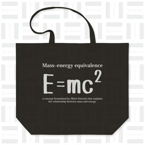 E=mc2(エネルギー、質量、光速の関係式):アインシュタイン・相対性理論:数式:科学・物理学・数学