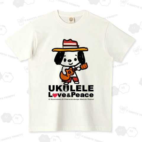 Ukulele Dog 幸せを呼ぶTシャツ