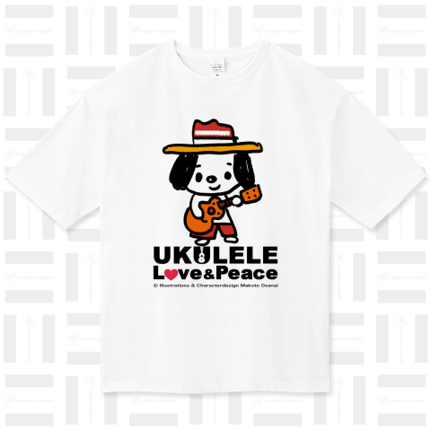 Ukulele Dog 幸せを呼ぶTシャツ