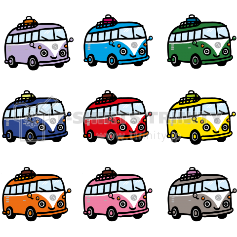 バスTシャツ BUS BUS BUS