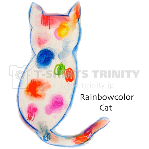 Rainbow color Cat T