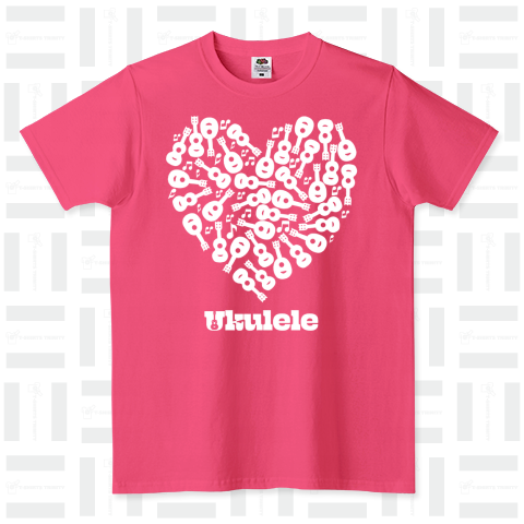 Ukulele Sweet Hearts Tシャツ