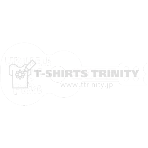 Ukulele Love & Peace Tshirts