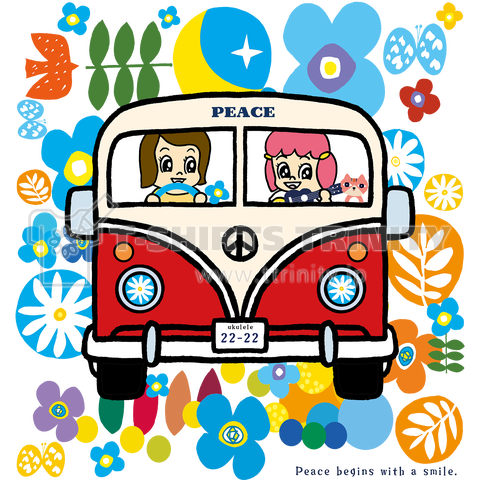 Peace BUS whith Cat.