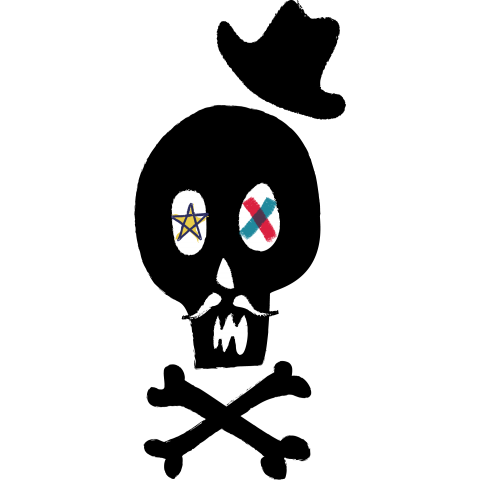 ガイコツ髭紳士