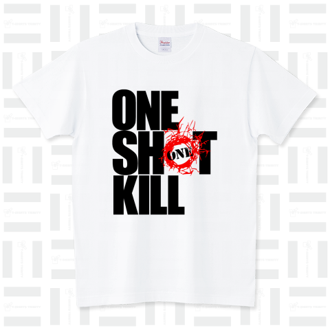 ONE SHOT ONE KILL スタンダードTシャツ(5.6オンス)