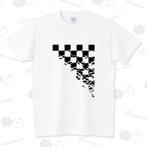 TATTERED CHECER スタンダードTシャツ(5.6オンス)