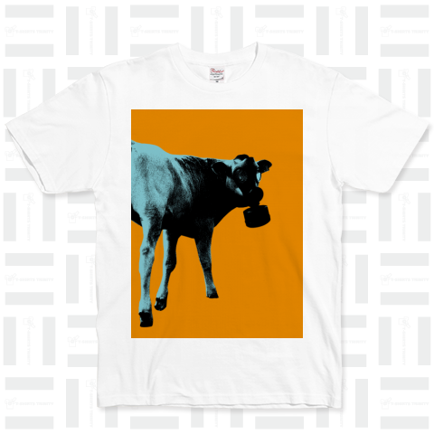Collage Art Cow
