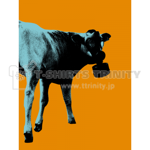 Collage Art Cow