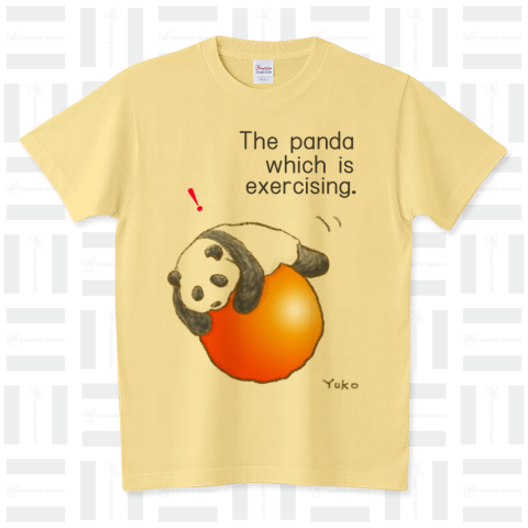 エクササイズパンダ-The panda which is exercising.-