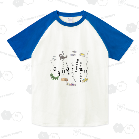 アクアリウム-aquarium- ラグランTシャツ(5.6オンス)