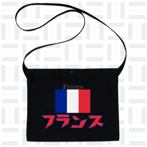 カタカナ国旗Tシャツ「フランス」