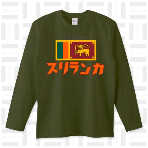 カタカナ国旗Tシャツ「スリランカ」