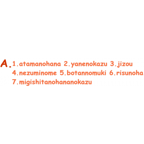 7つのまちがいさがし(バックプリント)