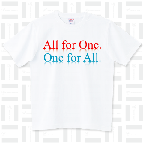 All for One ハイグレードTシャツ(6.2オンス)