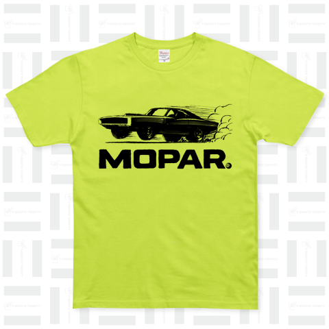 Mopar charger-T ベーシックTシャツ(5.0オンス)