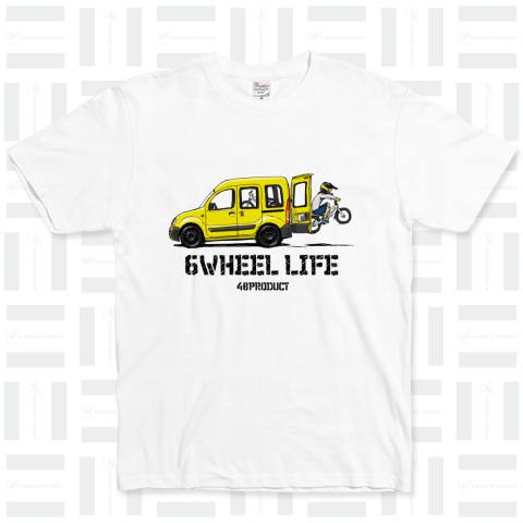 6WheelLife#5 Eject from cargo ベーシックTシャツ(5.0オンス)