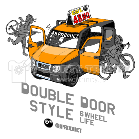 6Wheel life #6 double door style_gray