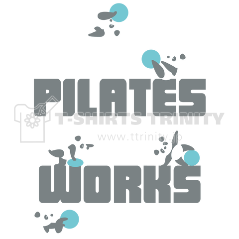 ピラティス Pilates ウェア パンダ Tシャツ Gray デザインtシャツ通販 Tシャツトリニティ