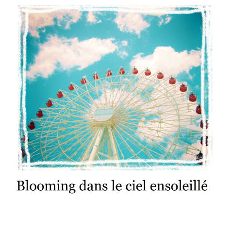 Blooming dans le ciel ensoleillé