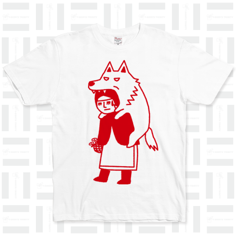 オオカミ少女 ベーシックTシャツ(5.0オンス)