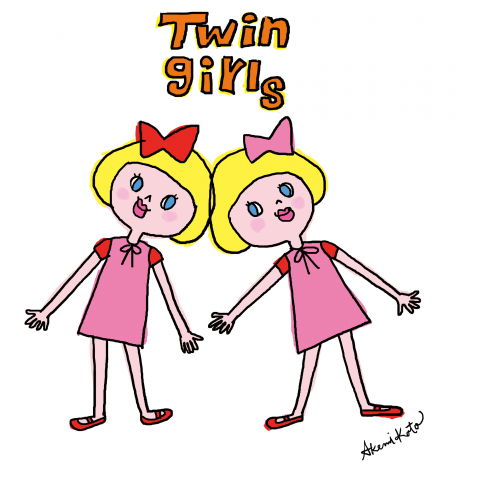 twin girls