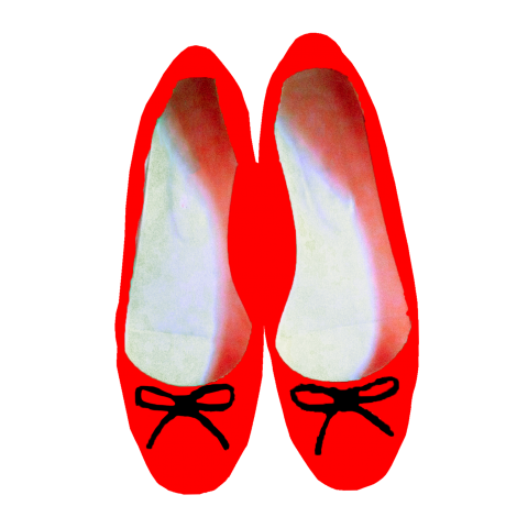 red shoes