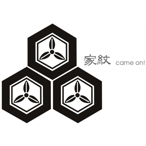 三つ盛り亀甲に三枚葉 直江兼続の家紋