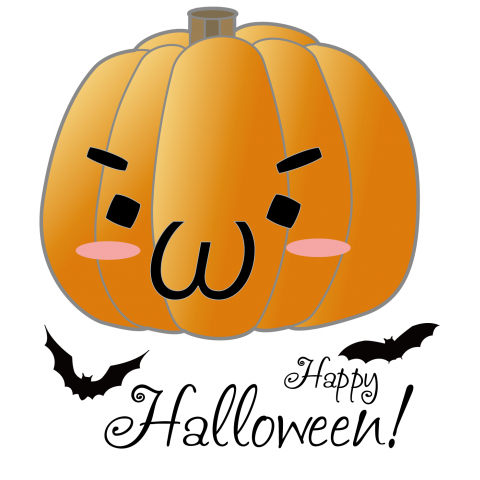 halloween!★ハロウィンかぼちゃ/顔文字