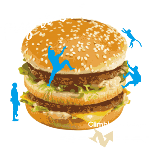 Climbing burger