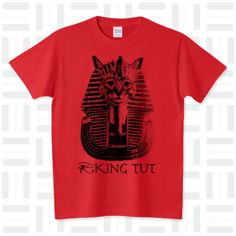 ツタンカーメン猫 スタンダードTシャツ(5.6オンス)