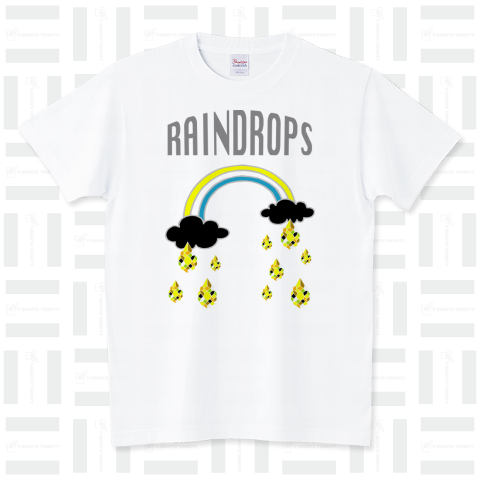 RAINDROPS_b スタンダードTシャツ(5.6オンス)