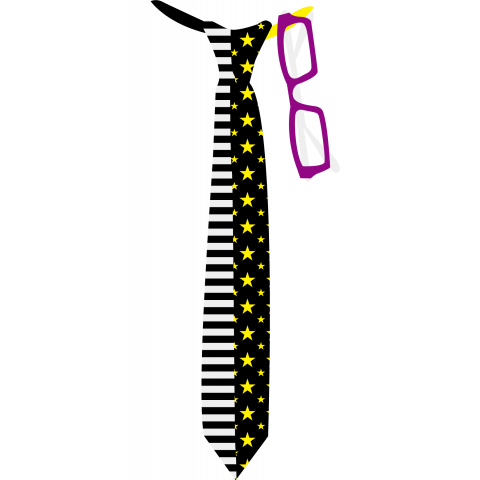 メガネクタイ【チャラメガネ】
