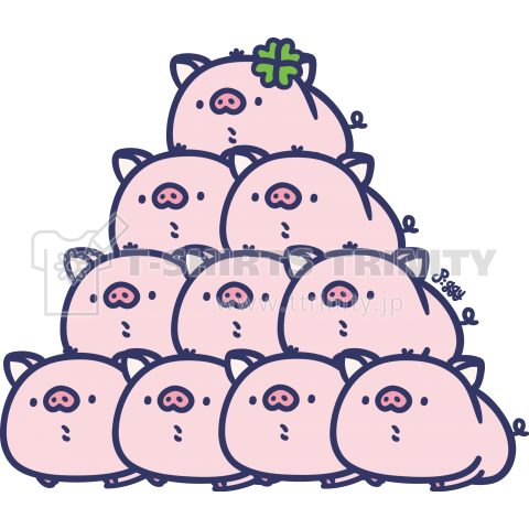 ブタちゃま-ピラミッド-