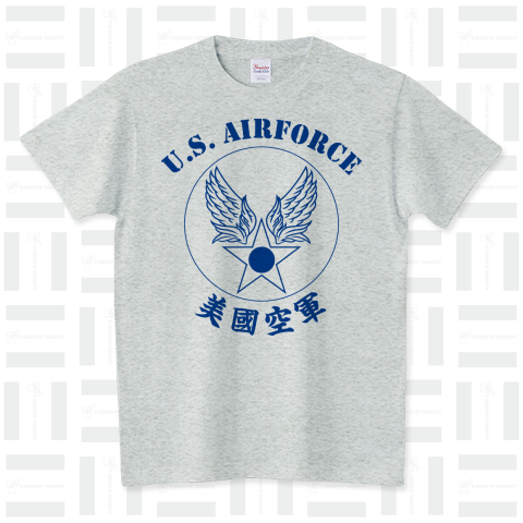 U.S.AIRFORCE美国空軍マーク線画青