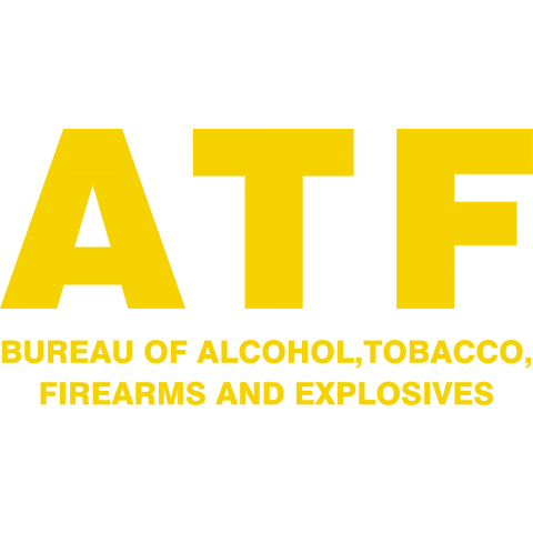アメリカ アルコール、タバコ、火器および爆発物取締局 ATF(黄)