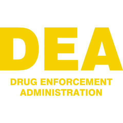 アメリカ麻薬取締局 DEA(黄)
