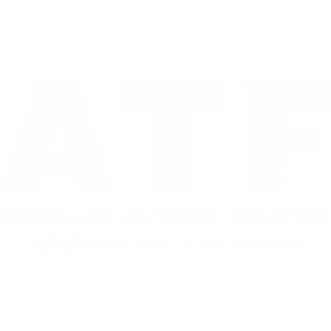 アメリカ アルコール、タバコ、火器および爆発物取締局 ATF(白)