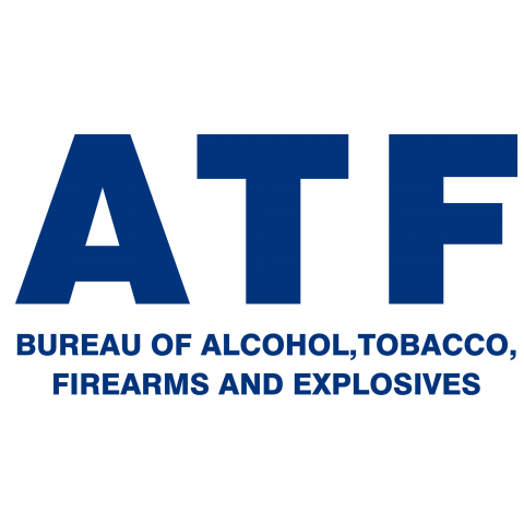 アメリカ アルコール、タバコ、火器および爆発物取締局 ATF(白 