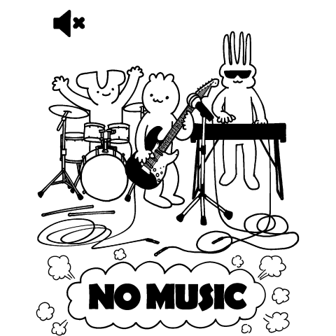No music ホワイト プンスカポップ