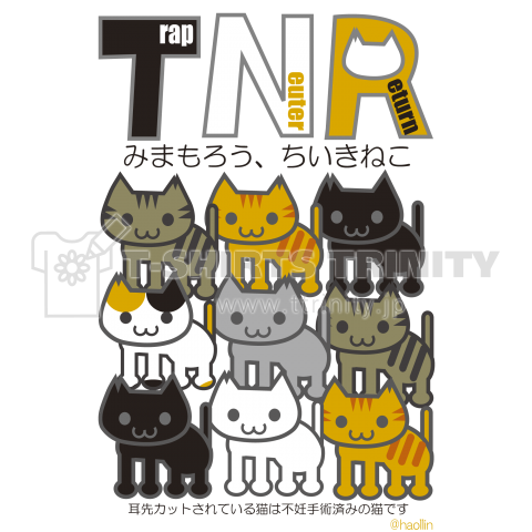 TNRtシャツ