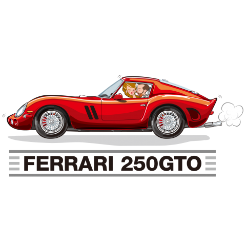 フェラーリ 250gto デザインtシャツ通販 Tシャツトリニティ