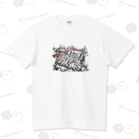 日産 L型エンジン ハイクオリティーTシャツ(5.6オンス)