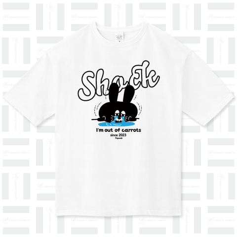 ポピーラビーのshock ビッグシルエットTシャツ(5.6オンス)